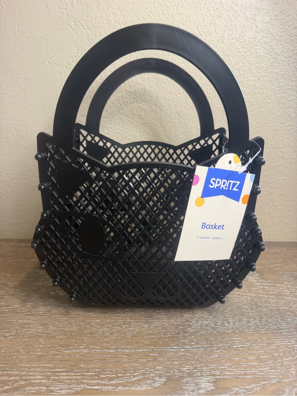 NEW Target Black Cat Halloween Jelly Bag Basket